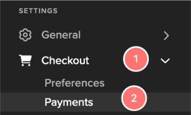 settings payments
