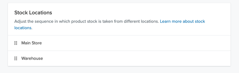 Locations Stock Widget