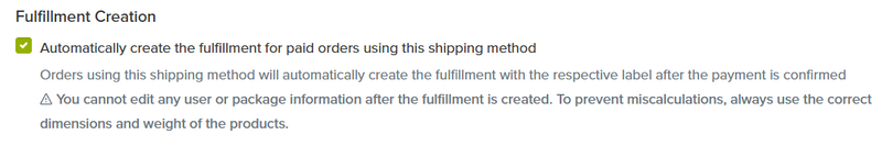 automatic orders