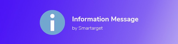 Smartarget Information Message logo