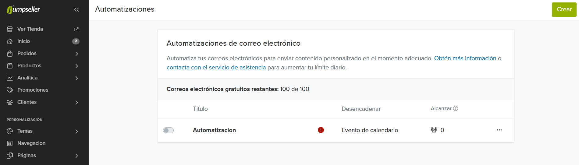 Invalid Automation