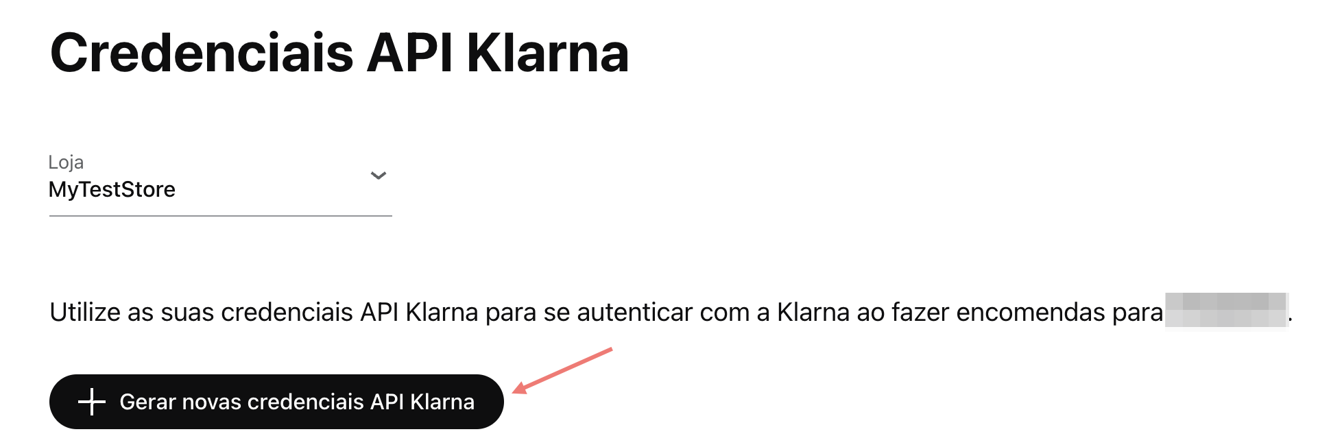 definições - Portal da Klarna