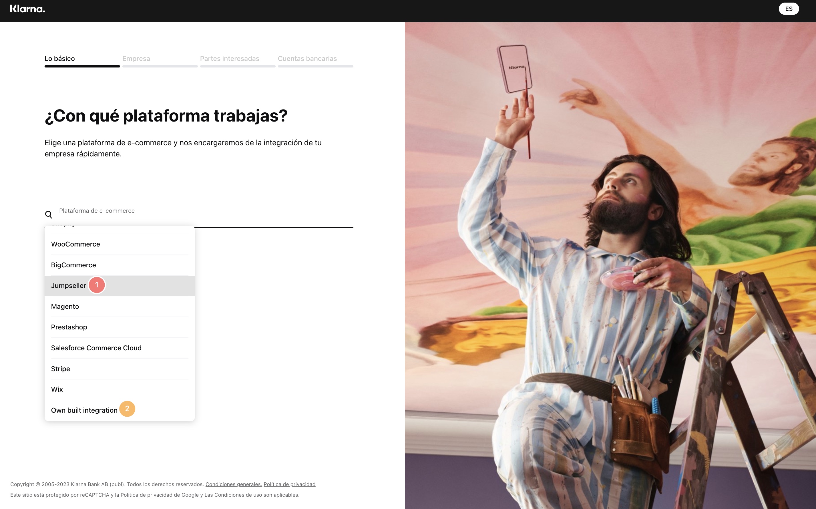 Klarna onboarding