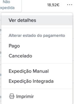 mais opções